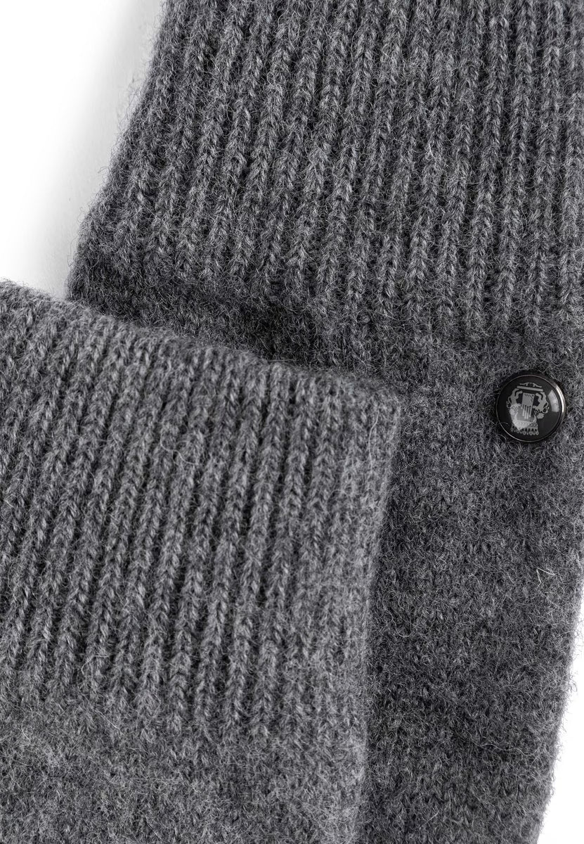 ROECKL Damen Walkhandschuhe mit Lederinnenhand, weiche Handschuhe für Damen, stilvoller Schutz bei kaltem Wetter