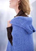 Fox's Strickpullover DEROLY in Blau, Seitenansicht, Boutique Pepita Hamburg