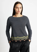 Fox's Leicht taillierter Pullover RAPULO aus fein geripptem Viskose-Mix, Boutique Pepita Hamburg