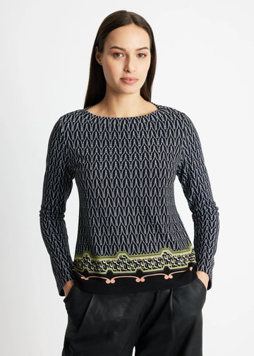 Fox's Leicht taillierter Pullover RAPULO aus fein geripptem Viskose-Mix, Boutique Pepita Hamburg