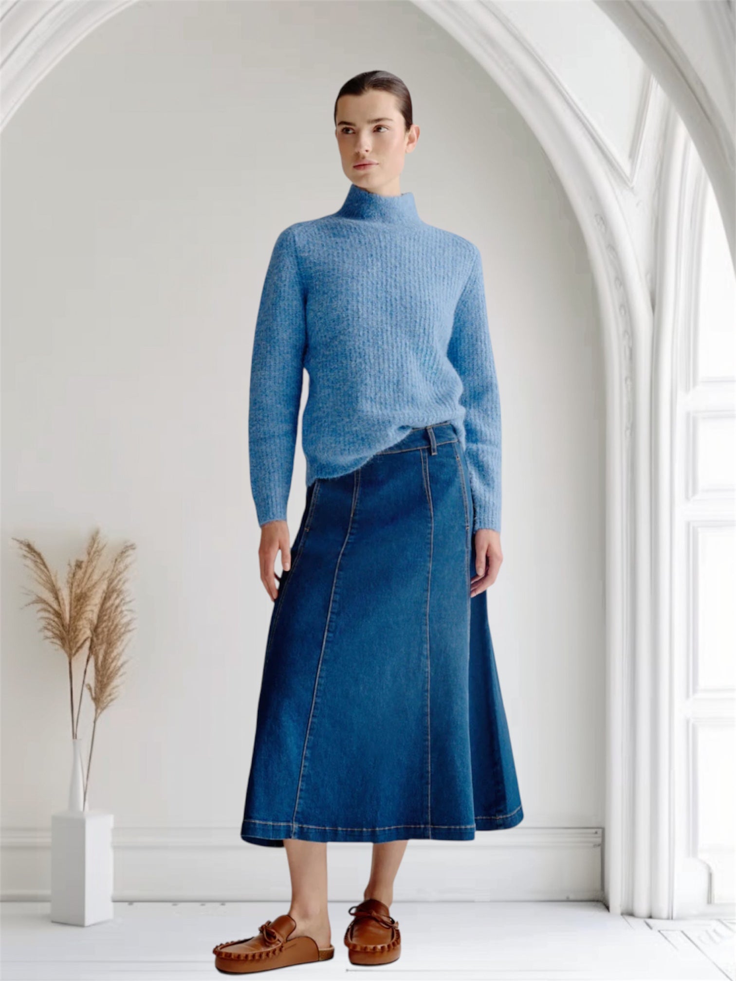 Josefine Pullover Blau - Boutique Pepita