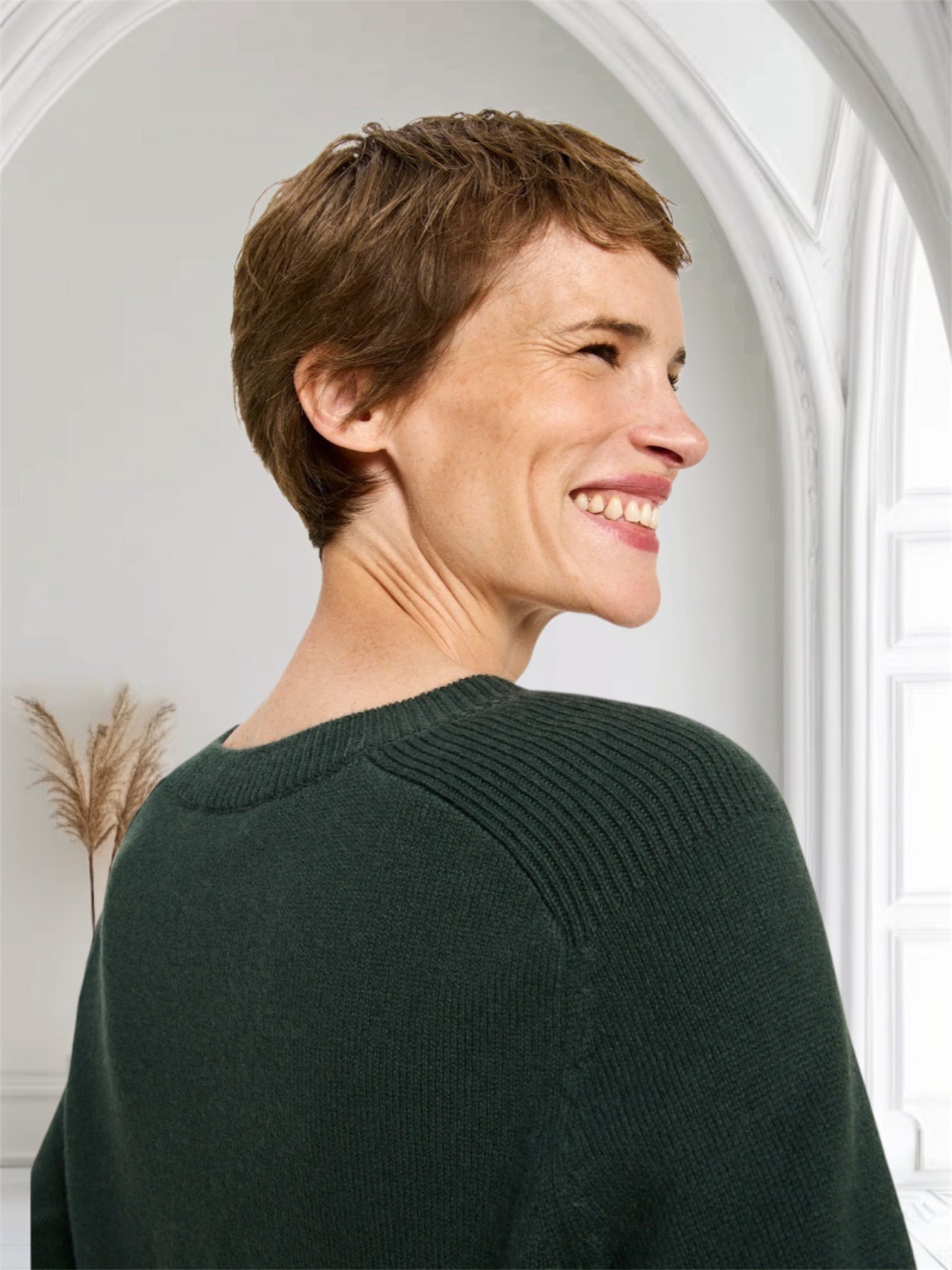 LANIUS CROPPED PULLOVER (GOTS).