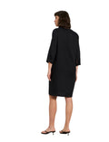 LANIUS Kleid mit-V-Ausschnitt