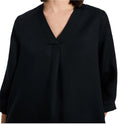 LANIUS Kleid mit V-Ausschnitt aus TENCEL™