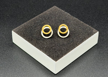 Ohrstecker-Silber-Bicolor1