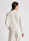 Fox's Sweatshirt INTRONO in Beige, Seitenansicht, Boutique Pepita Hamburg