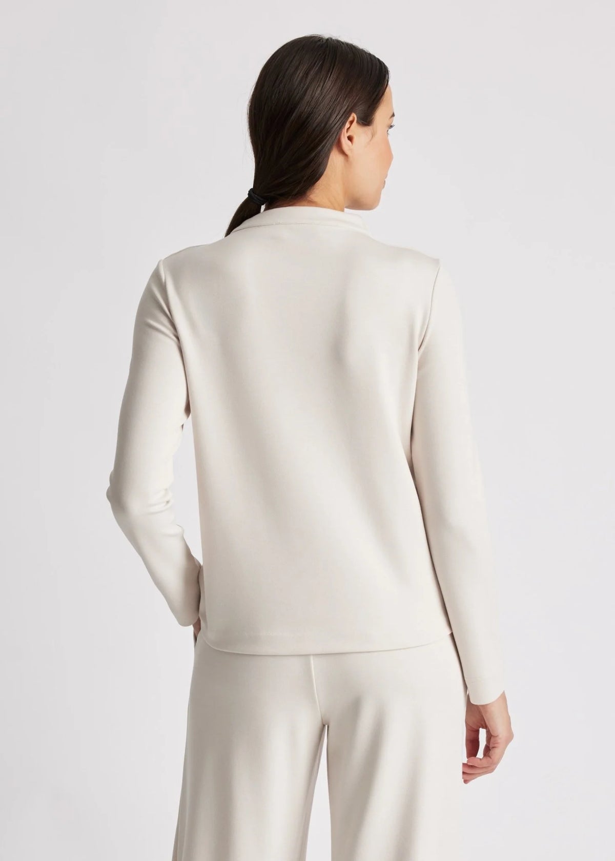Fox's Sweatshirt INTRONO in Beige, Seitenansicht, Boutique Pepita Hamburg