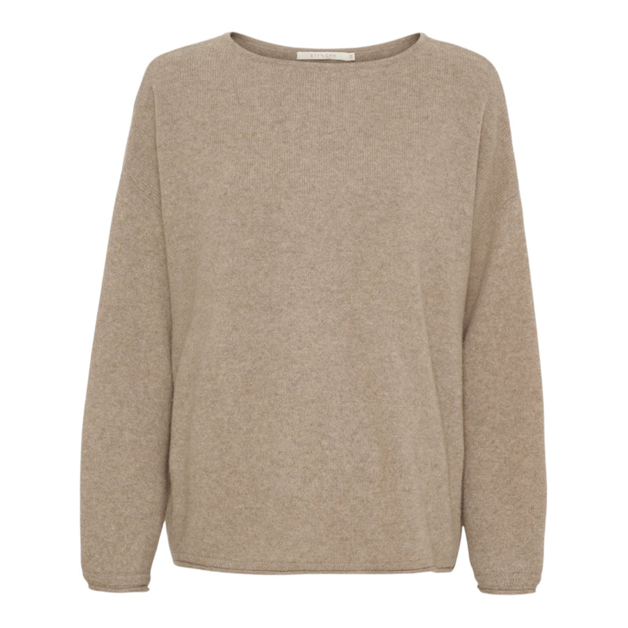 Kaschmirpullover Damen klassisch BTF-CPH - 100 Prozent Kaschmir Pullover mit U-Ausschnitt, Vorderansicht, Boutique Pepita Hamburg