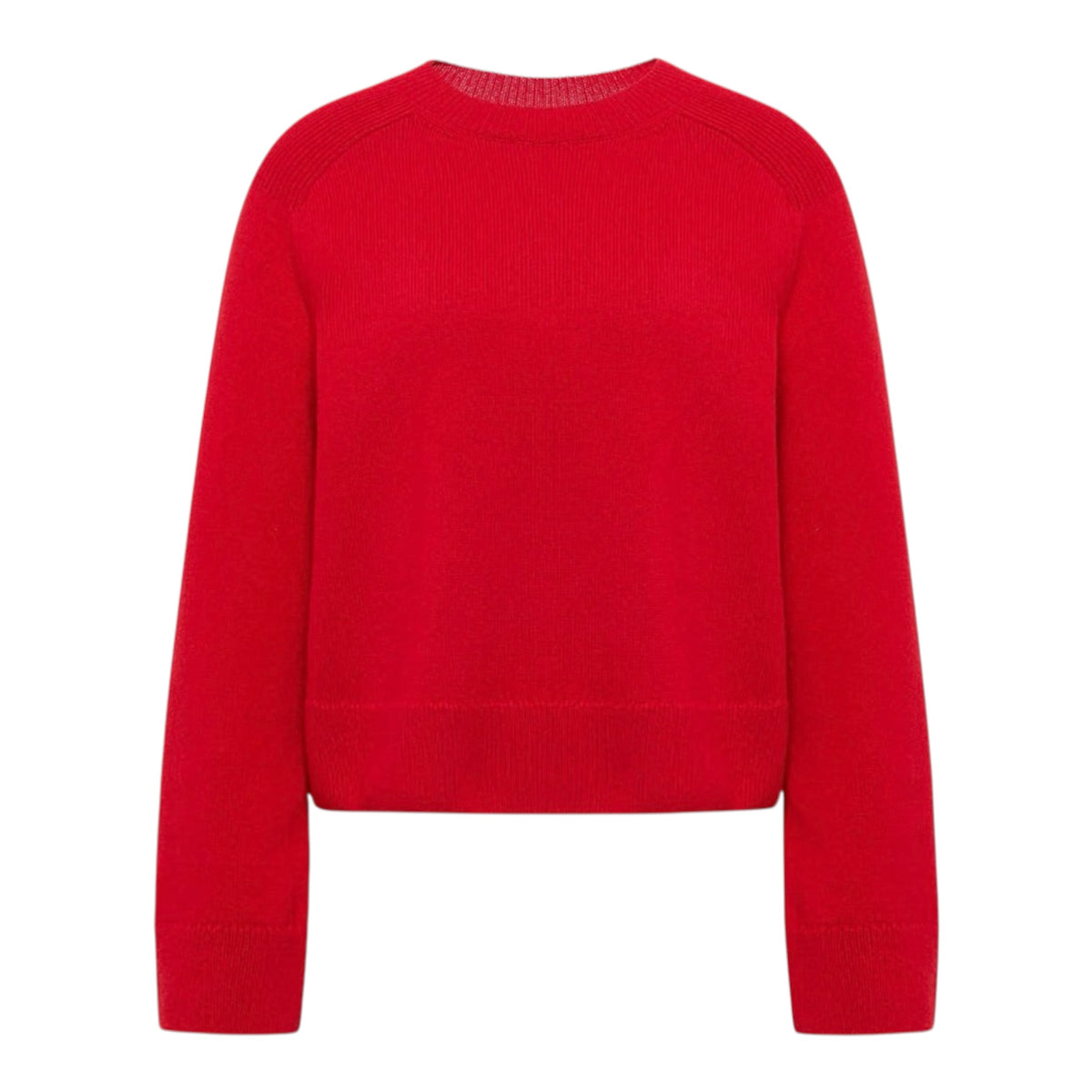 Cropped Pullover Bio-Schurwolle Bio-Baumwolle GOTS LANIUS – Produktfoto ohne Model