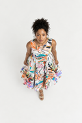 Fox's Kleid DEMONA - langes Sommerkleid mit Eingrifftaschen, Ansicht 2