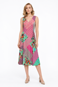 Fox's Kleid Variana mit V-Ausschnitt - elegantes Sommerkleid von Boutique Pepita