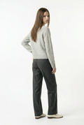 LANIUS Cropped Pullover GOTS aus Bio-Schurwolle und Bio-Baumwolle – Boutique Pepita – Ansicht 3