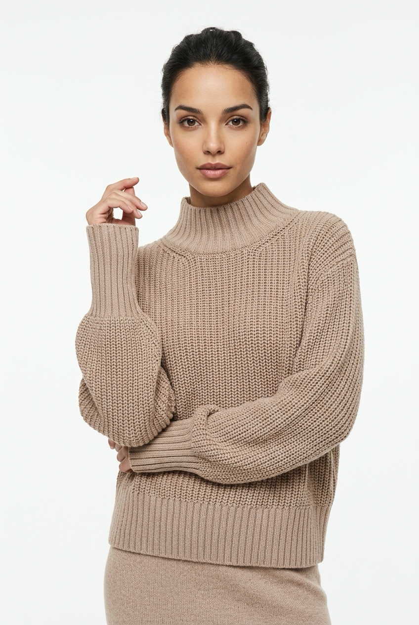 LANIUS Grobstrickpullover GOTS aus Bio-Baumwolle Gr. 34-42 – Boutique Pepita – Ansicht 1