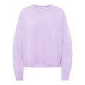 LANIUS Rundhalspullover Merino Kaschmir im Ganzkoerper-Look