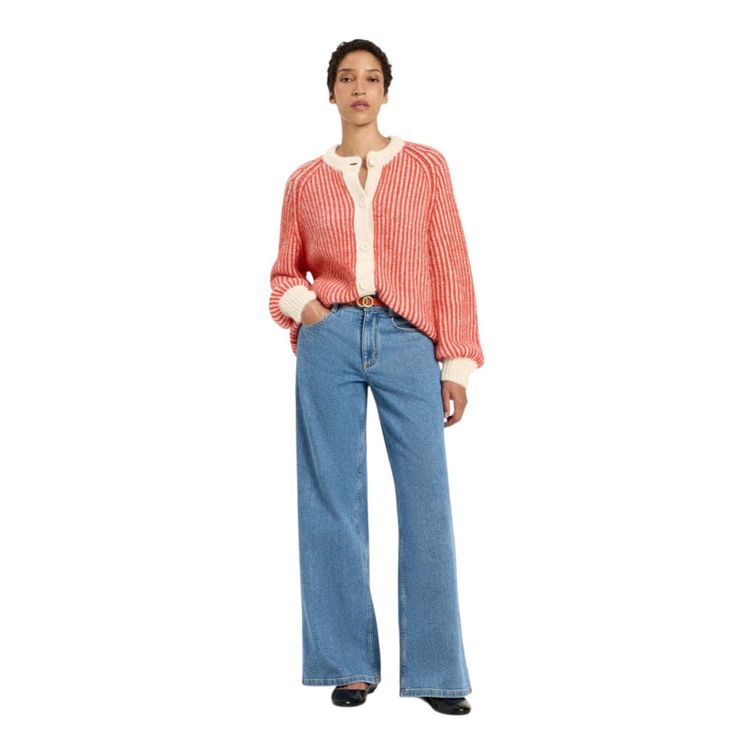 LANIUS Strickjacke aus Schurwolle und Alpakawolle - Damen-Strickjacke von Boutique Pepita