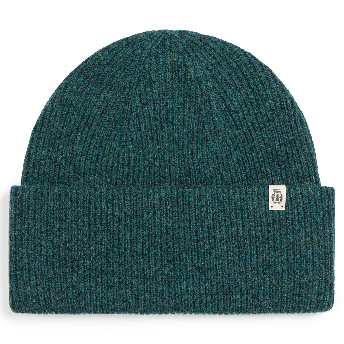 ROECKL Manhattan Mütze aus feiner RWS-Merinowolle in Emerald Grün, stilvolle Strickmütze für kalte Tage